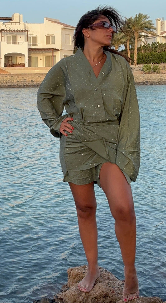 Soleil wrap shirt