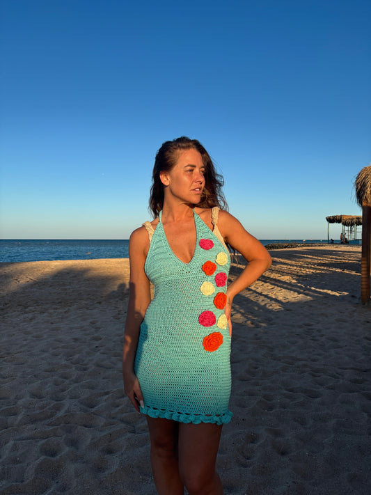 Crochet flower Dress