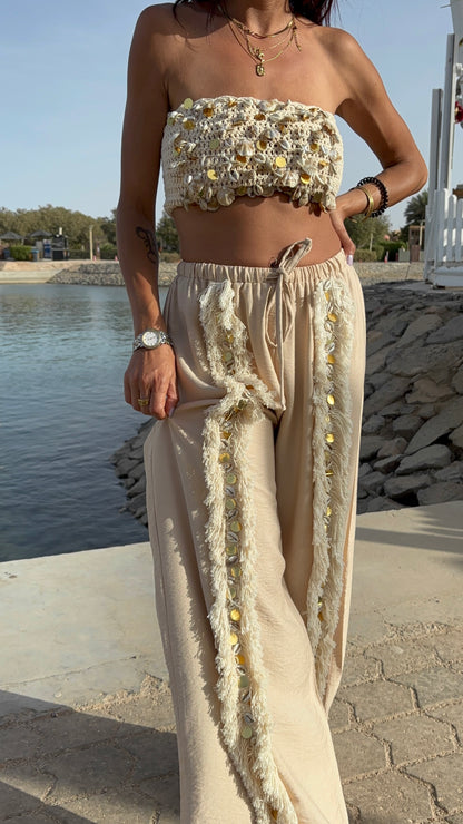Linen shells pants