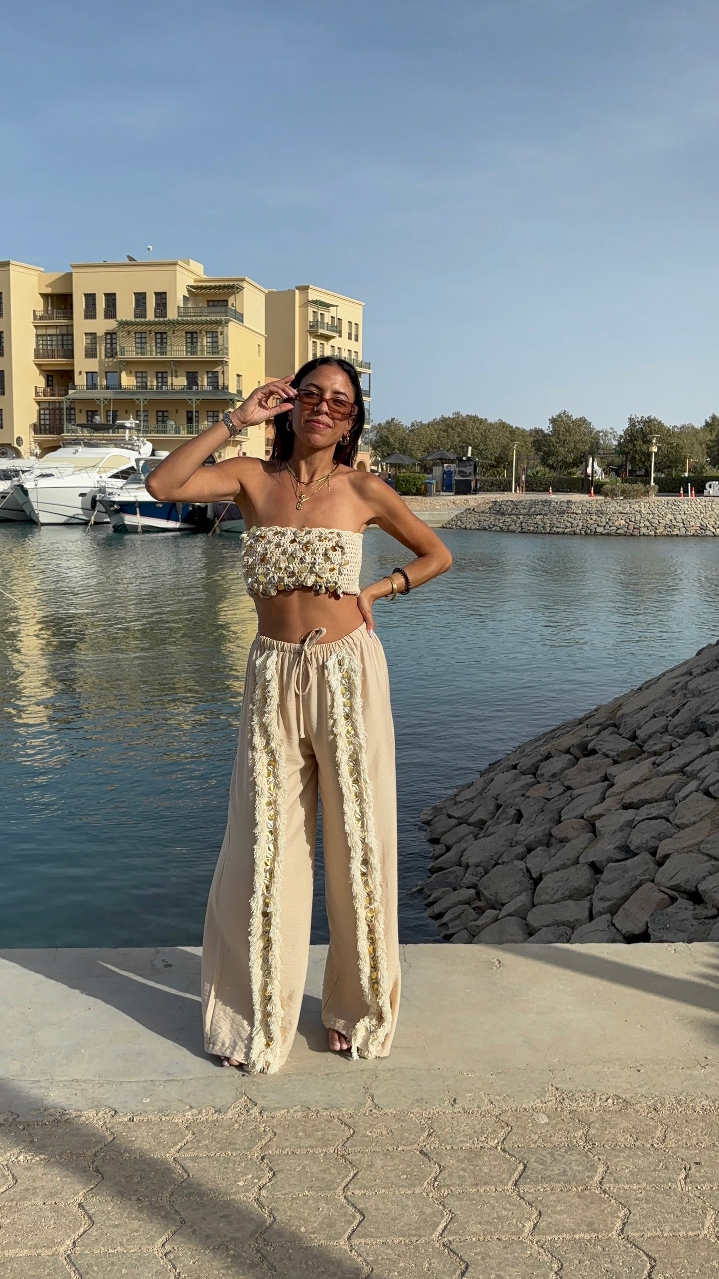 Linen shells pants