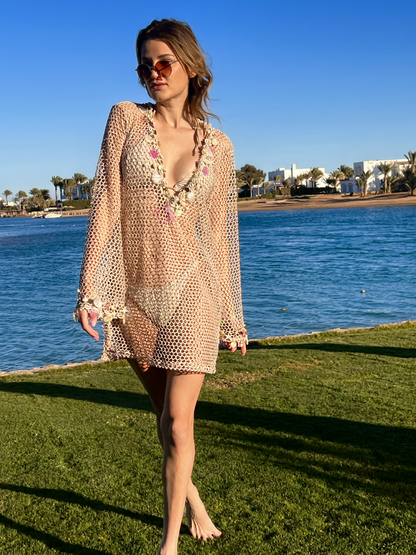 Shells mesh Dress