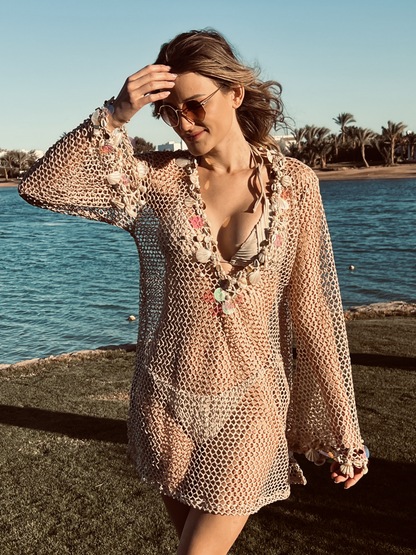 Shells mesh Dress